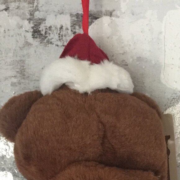 Vintage 1970's Christmas Teddy in Stocking - Picture 12 of 13